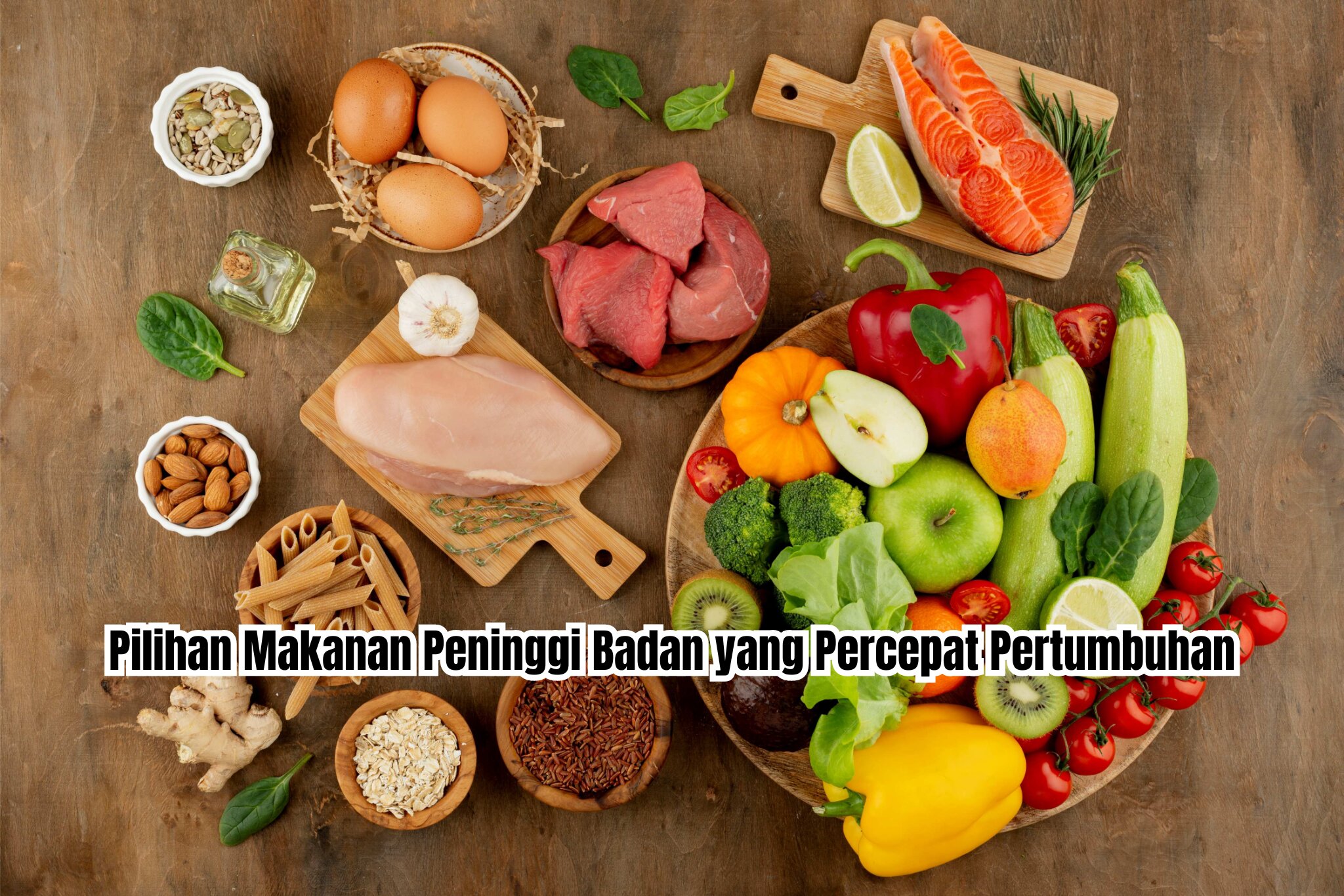 pilihan makanan peninggi badan