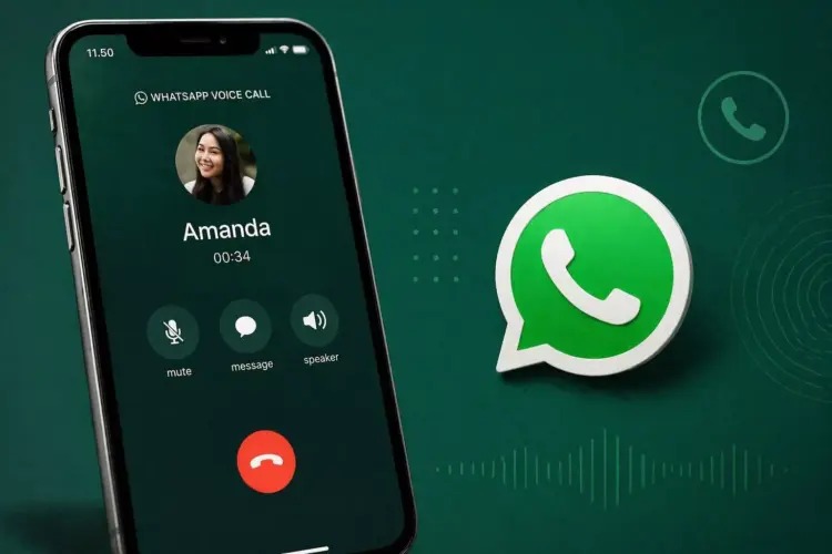Tampilan panggilan telepon WhatsApp / pemmzchannel