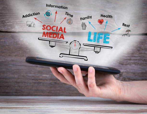 keseimbangan kehidupan media sosial / iStockphoto